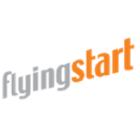 Flying Start naming & verbal identity logo