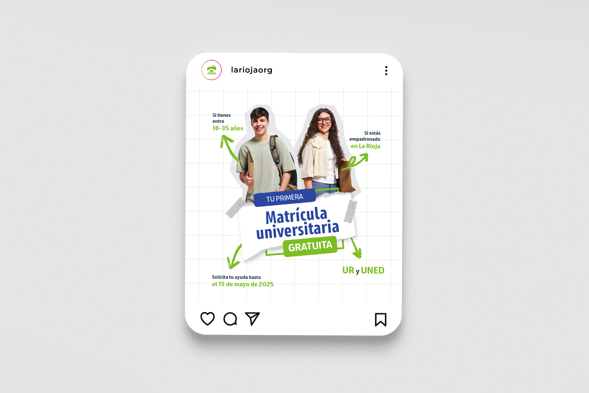 Campaña visual institucional en La Rioja