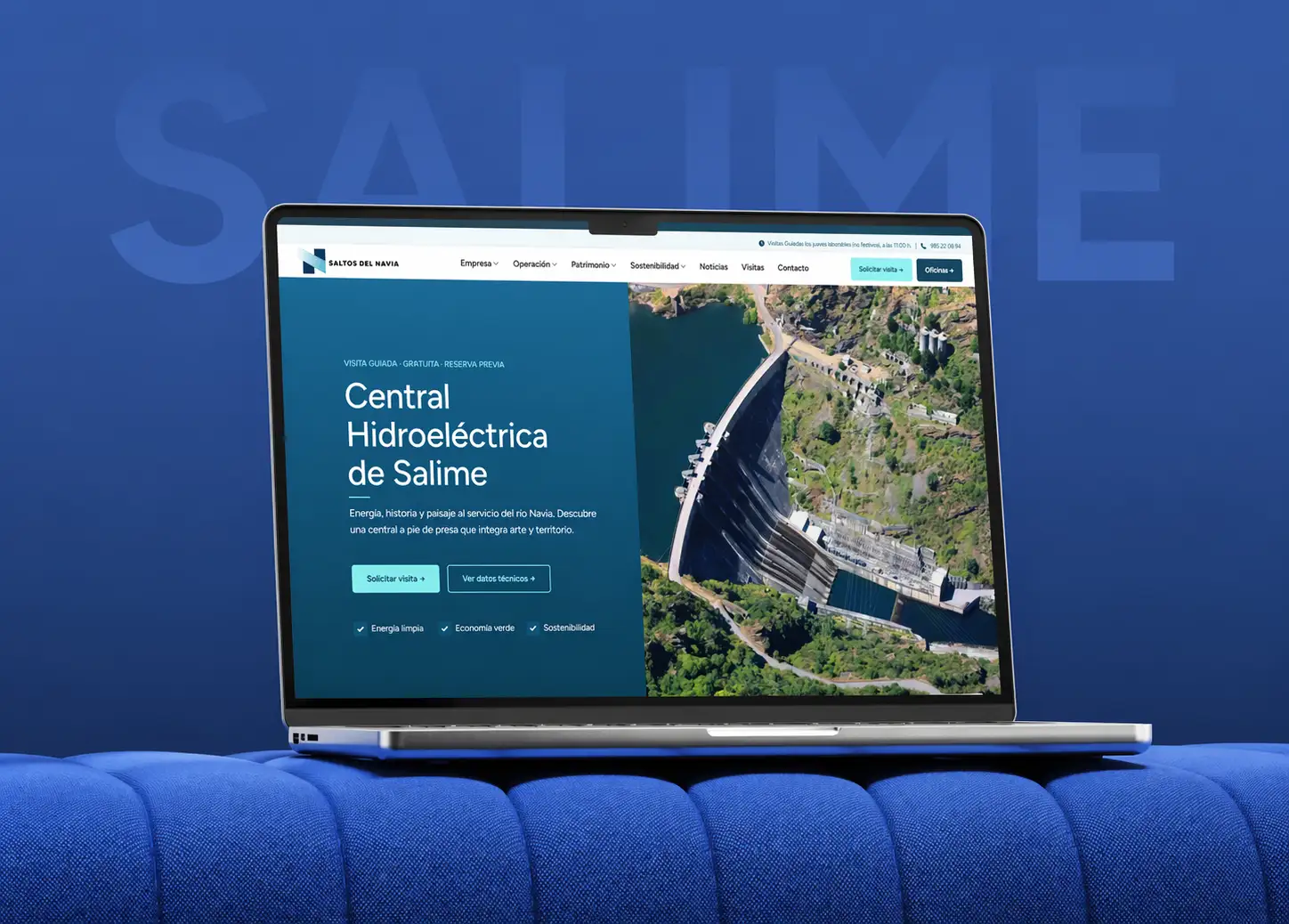 Web corporativa para empresa energética en Asturias