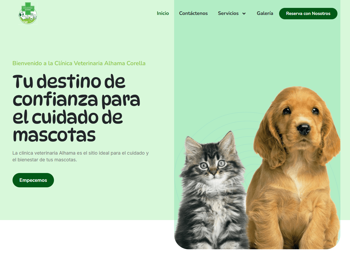 Web para clínica veterinaria