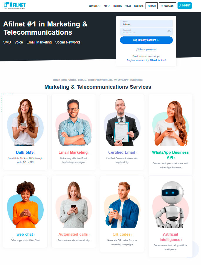 Afilnet - Telecomunicaciones & marketing