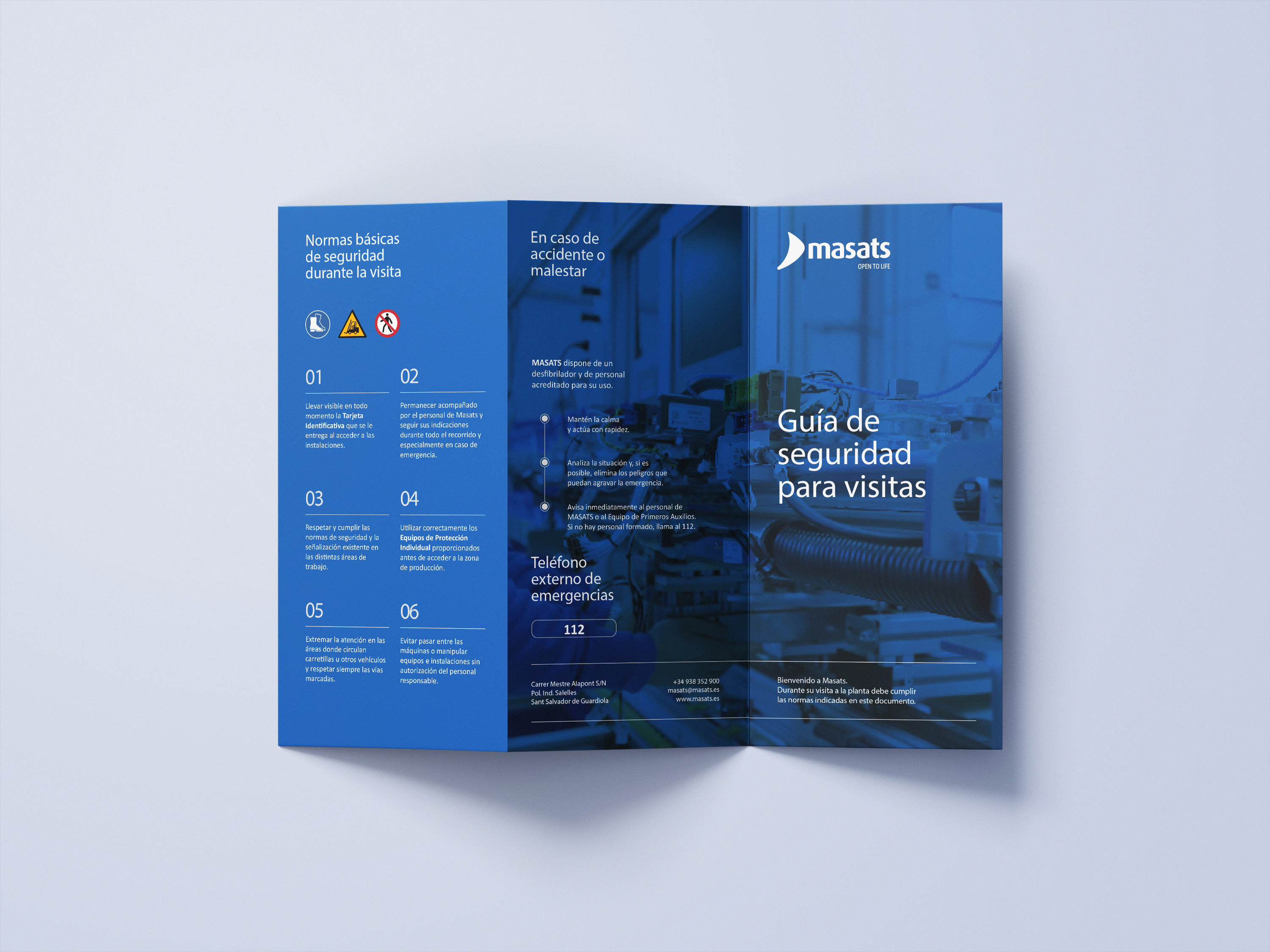 Rediseño de pieza informativa de seguridad