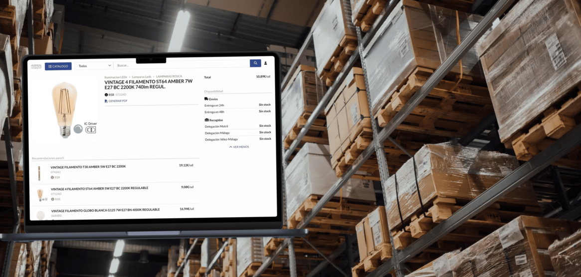 E-commerce B2B de material eléctrico