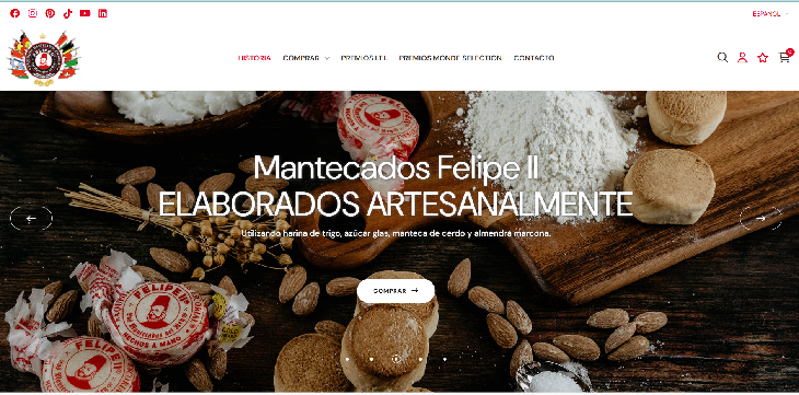 Estrategia digital, ecommerce y gestión de marca para una marca de alimentación