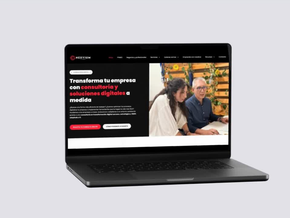 Rediseño web corporativo para consultoría digital