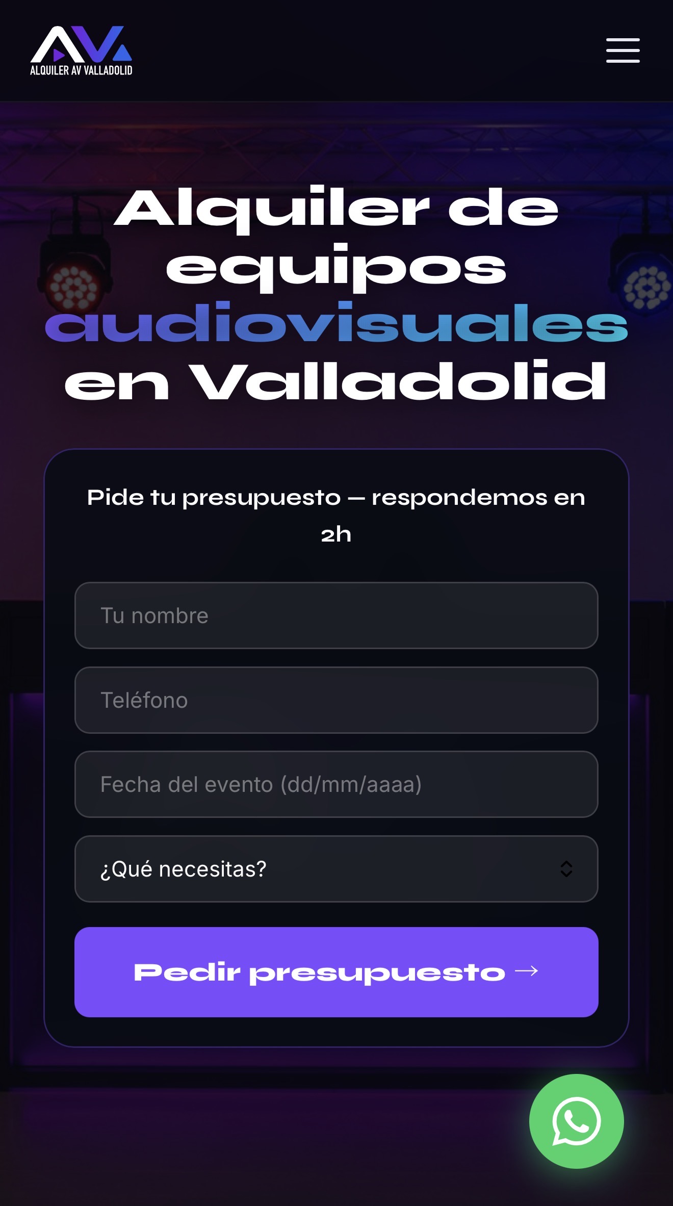 Sitios web para negocios locales