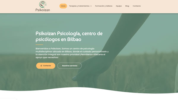 Diseño web Psikoizan