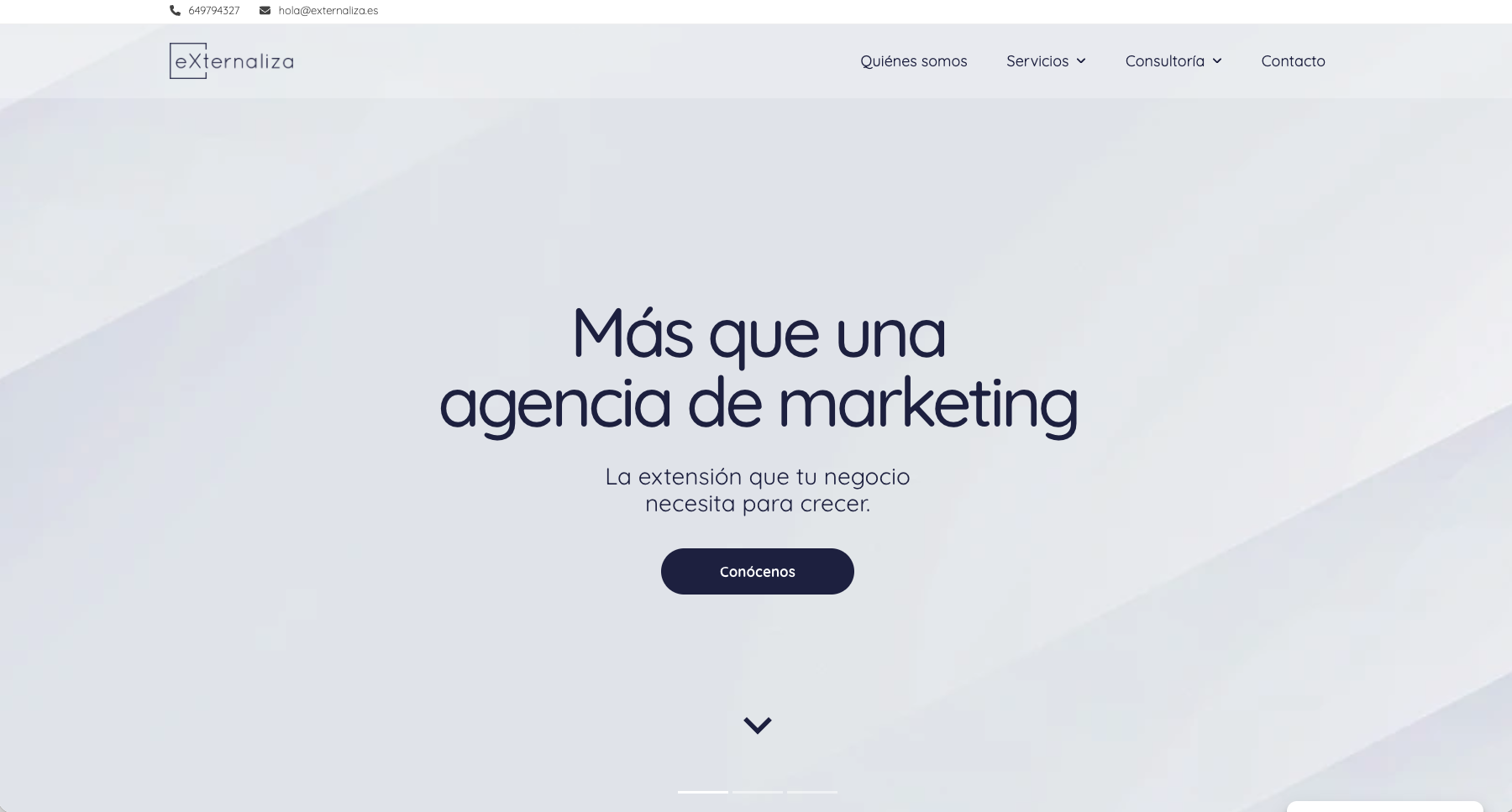 Proyecto web con soporte visual