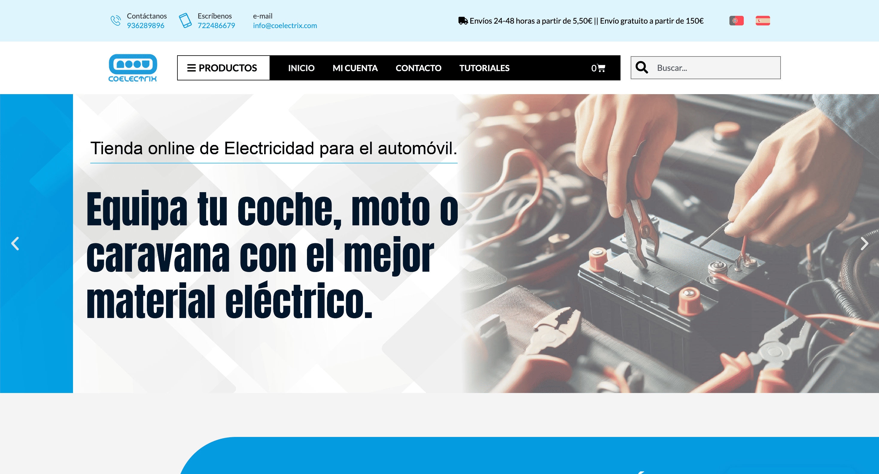 Tienda online de material eléctrico