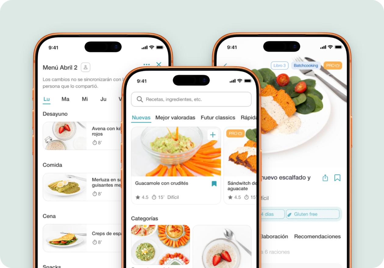 Aplicación digital para una comunidad de nutrición