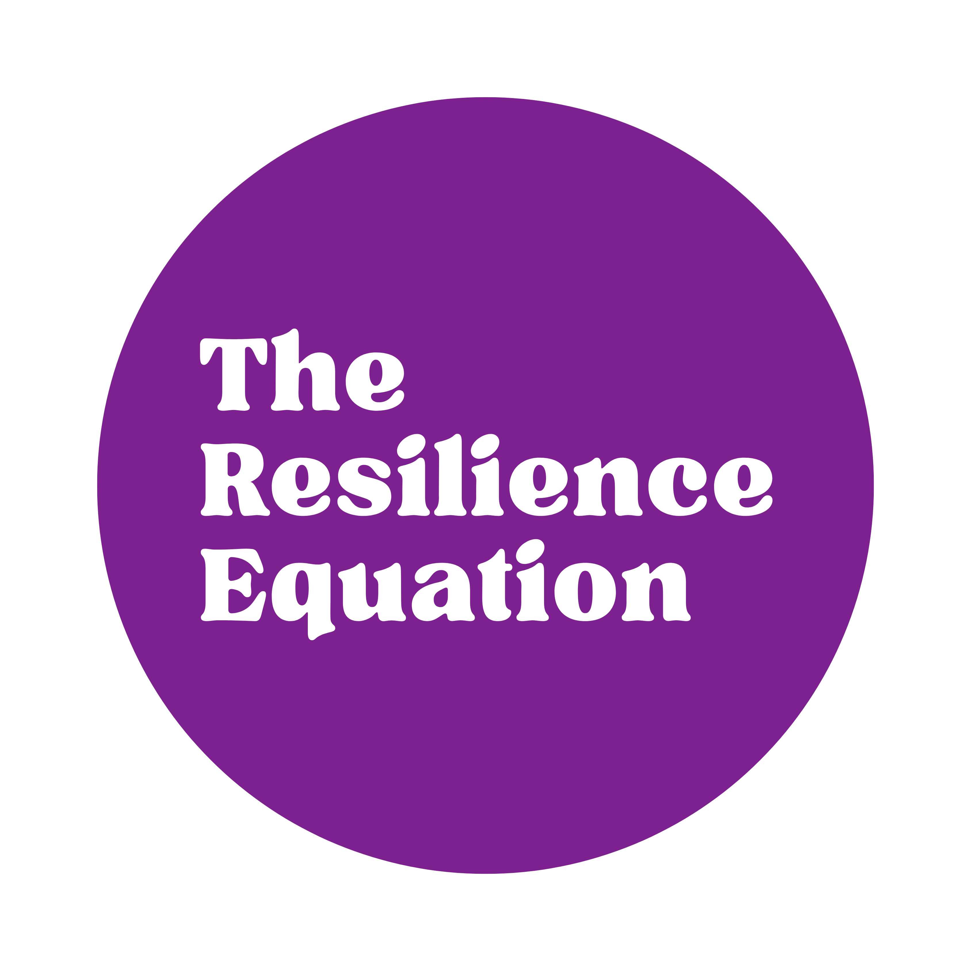 The Resilience Equation by Purple Lemonade LLC logo