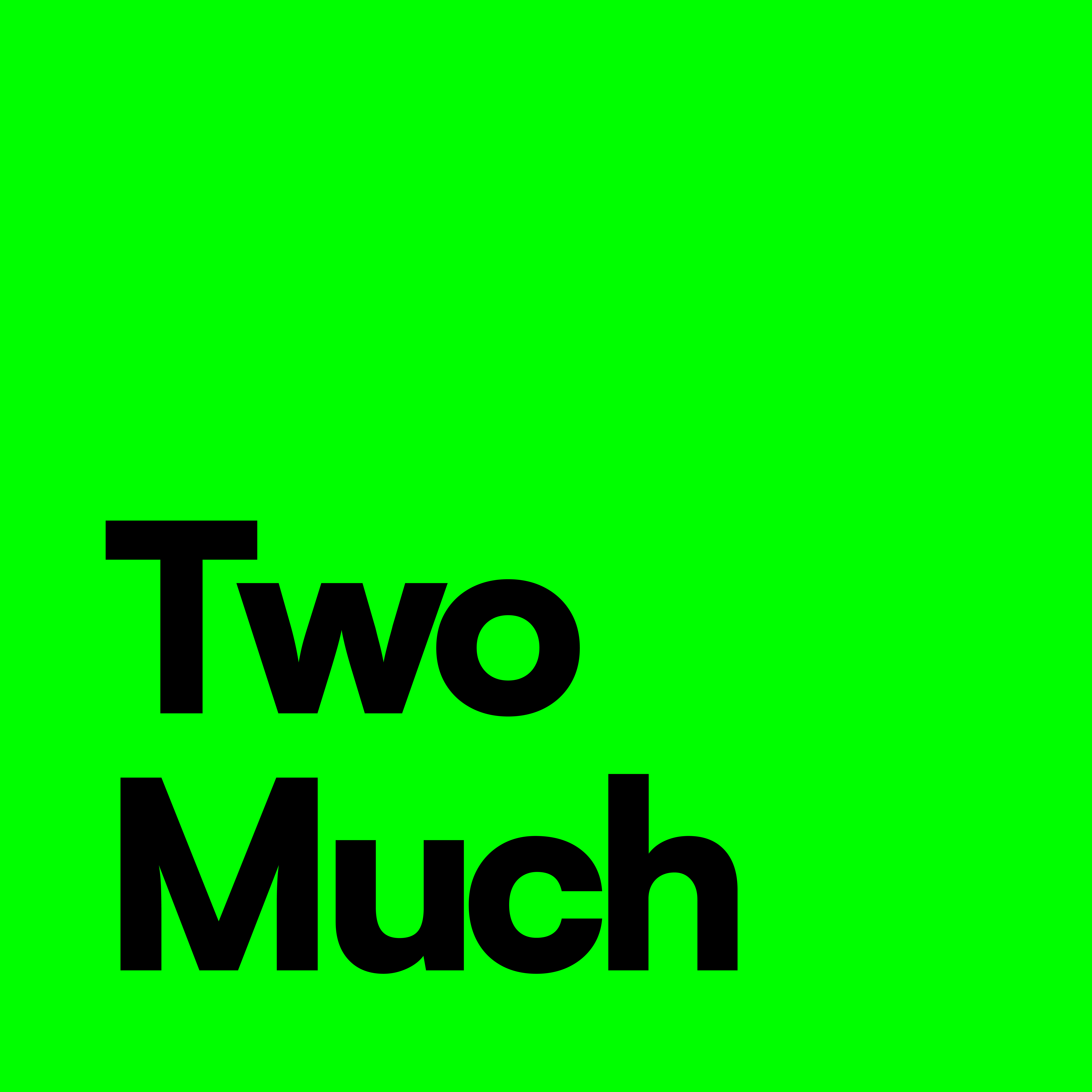 Two Much logo