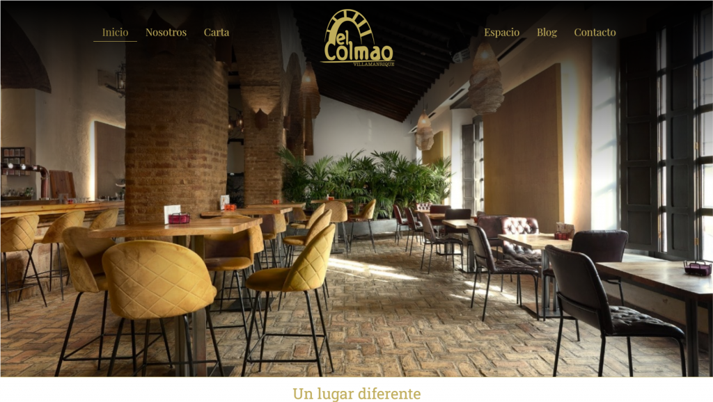 Diseño web para restaurante local