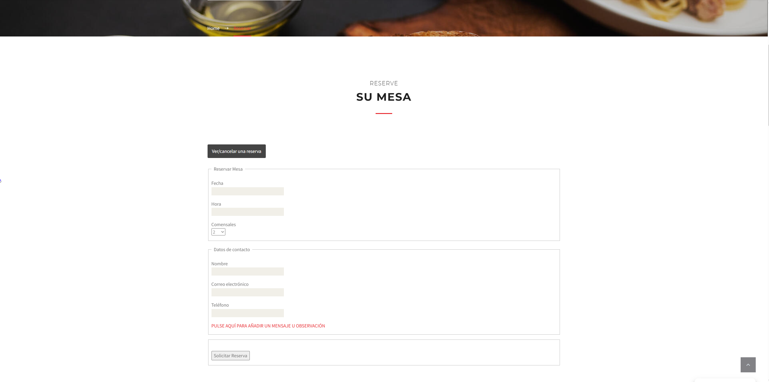 Marca y web para restaurante en Castellón