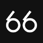 66 degrees logo